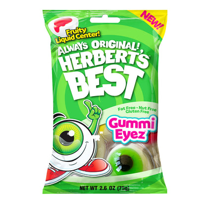 Wholesale Herbert'S Best Gummi Eyez 2.6 Oz Peg Bag- Bulk