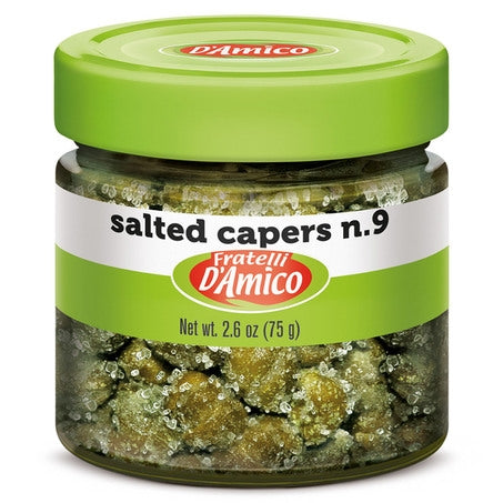 Wholesale D'Amico Case Imported Capers In Salt- Bulk