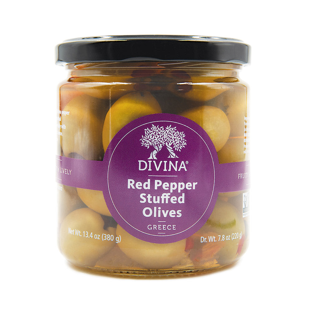 Wholesale Divina Grn Stuffed Red Pepper Jars- Bulk