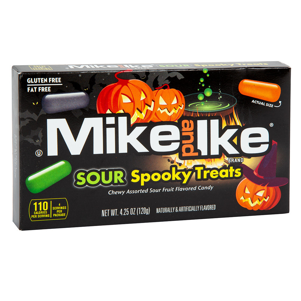 Wholesale Mike & Ike Sour Spooky Treats 4.25 Oz Theater Box- Bulk