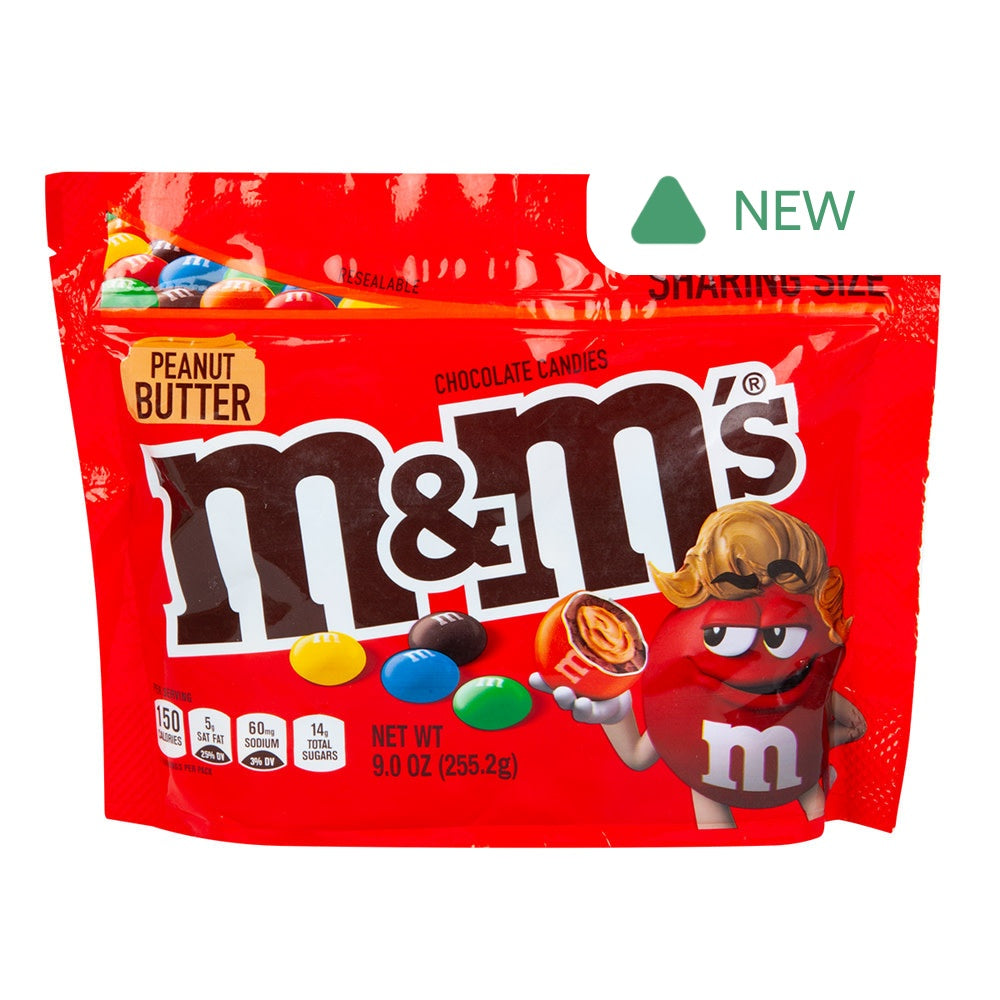 Wholesale M&M'S Peanut Butter Sharing Size 9 Oz Pouch- Bulk