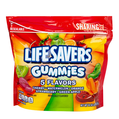 Wholesale Lifesaver Gummies 5 Flavor Assorted 14.5 Oz Pouch- Bulk