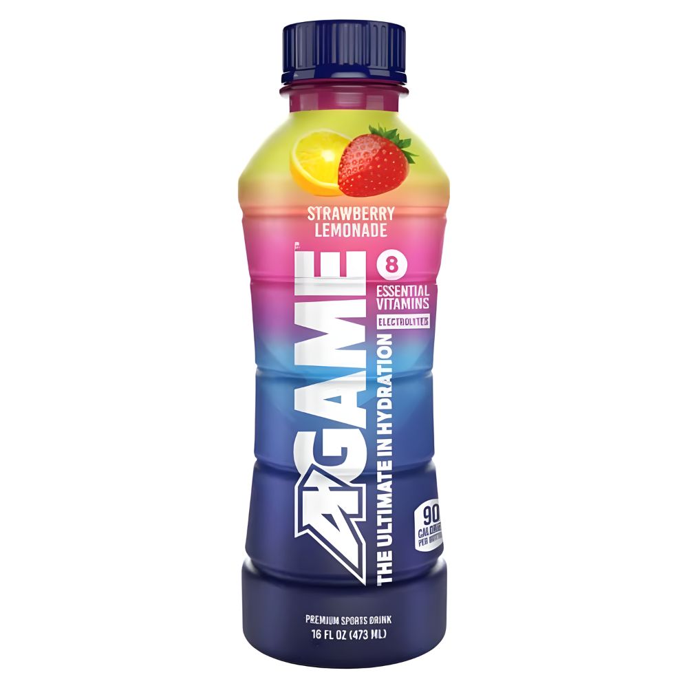Wholesale A-Game Strawberry Lemonade Sports Drink | 16 oz- Bulk
