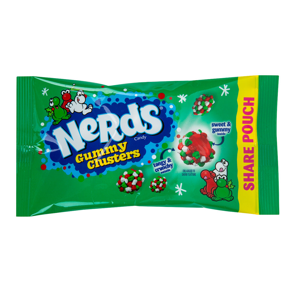 Wholesale Nerds Christmas Frosty Gummy Clusters 3 Oz Pouch- Bulk