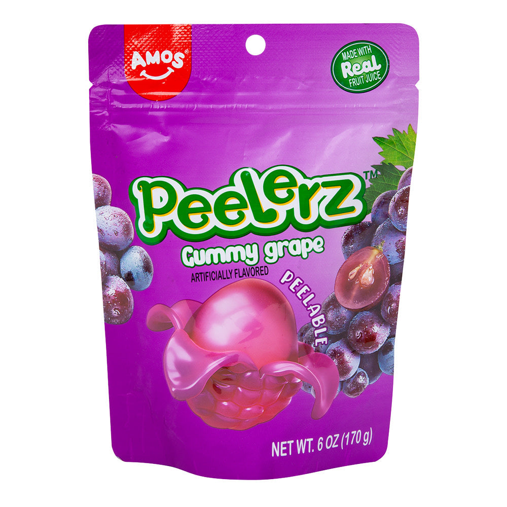 Wholesale Peelerz Gummy Grape 6 Oz Bag- Bulk