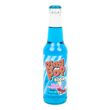 Wholesale Rocket Fizz Blue Raspberry Ring Pop Soda 12 Oz Bottle- Bulk