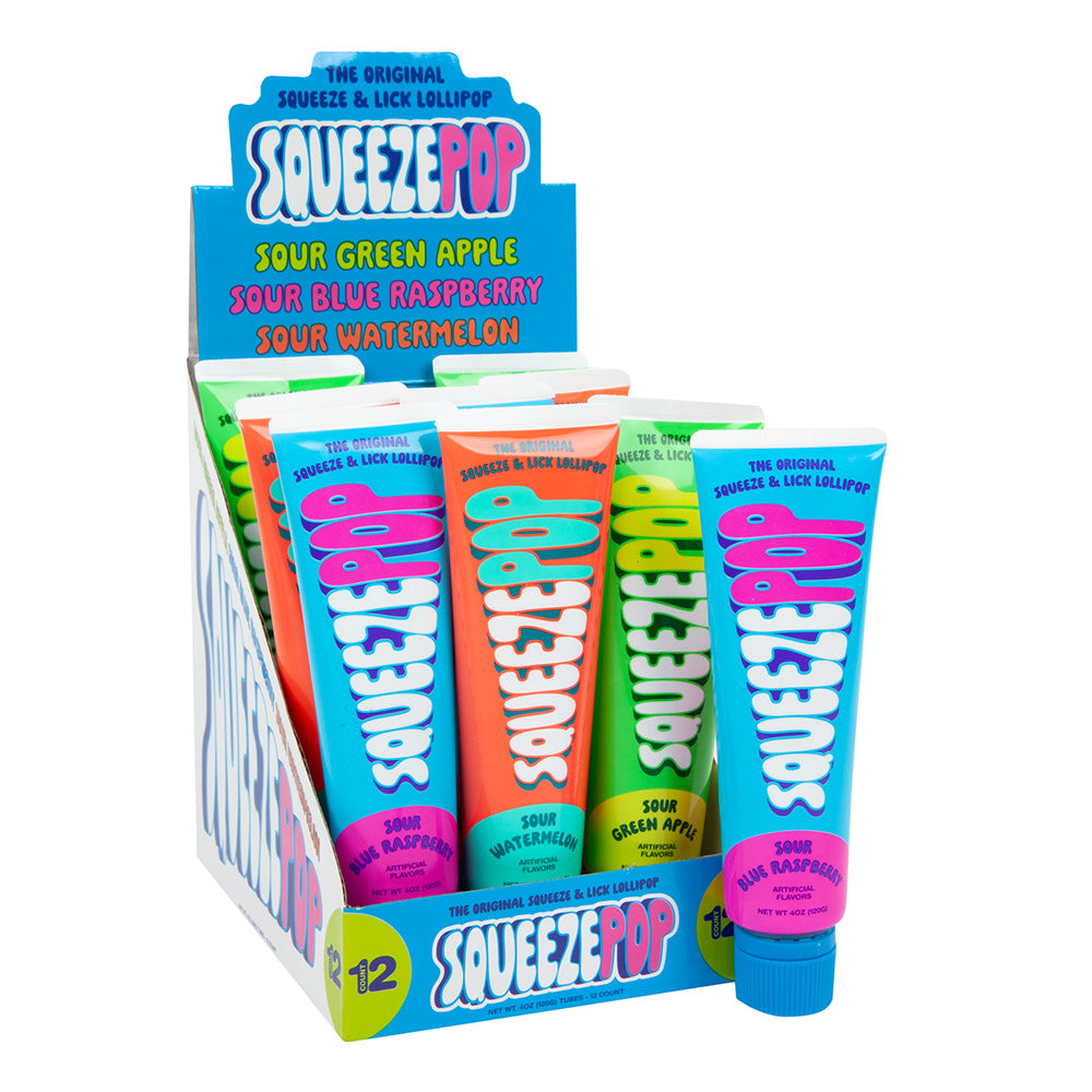 Wholesale Squeeze Pop Assorted 4 Oz Tube- Bulk