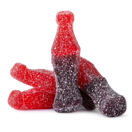 Wholesale Müttenberg Candy - Gummy Cherry Sour Cola Bottles- Bulk
