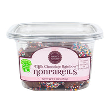 Nancy Adams Milk Chocolate Nonpareils 9 Oz Tub