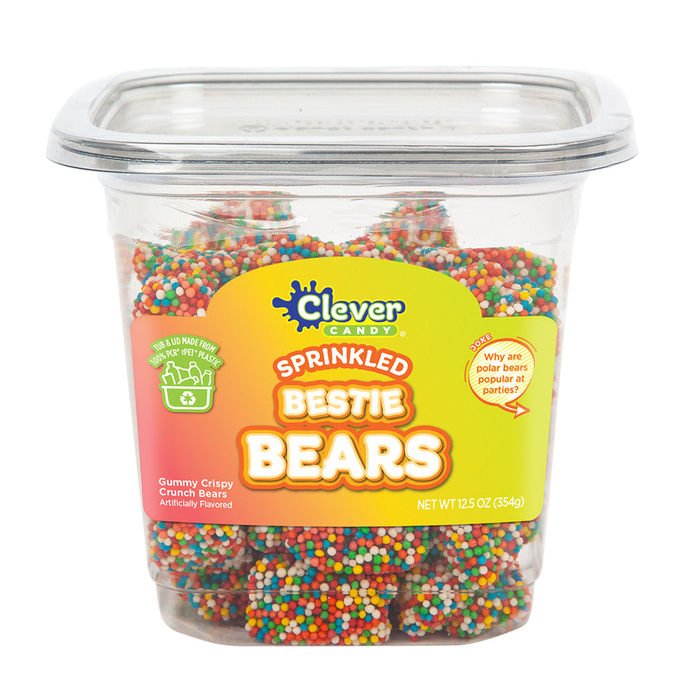 Wholesale Müttenberg Candy Sprinkled Bestie Bears 12.5 Oz Tub- Bulk
