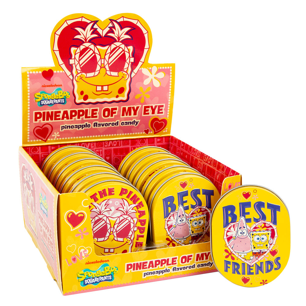 Spongebob Squarepants Valentine’S Day Set 1.1 Oz Tin
