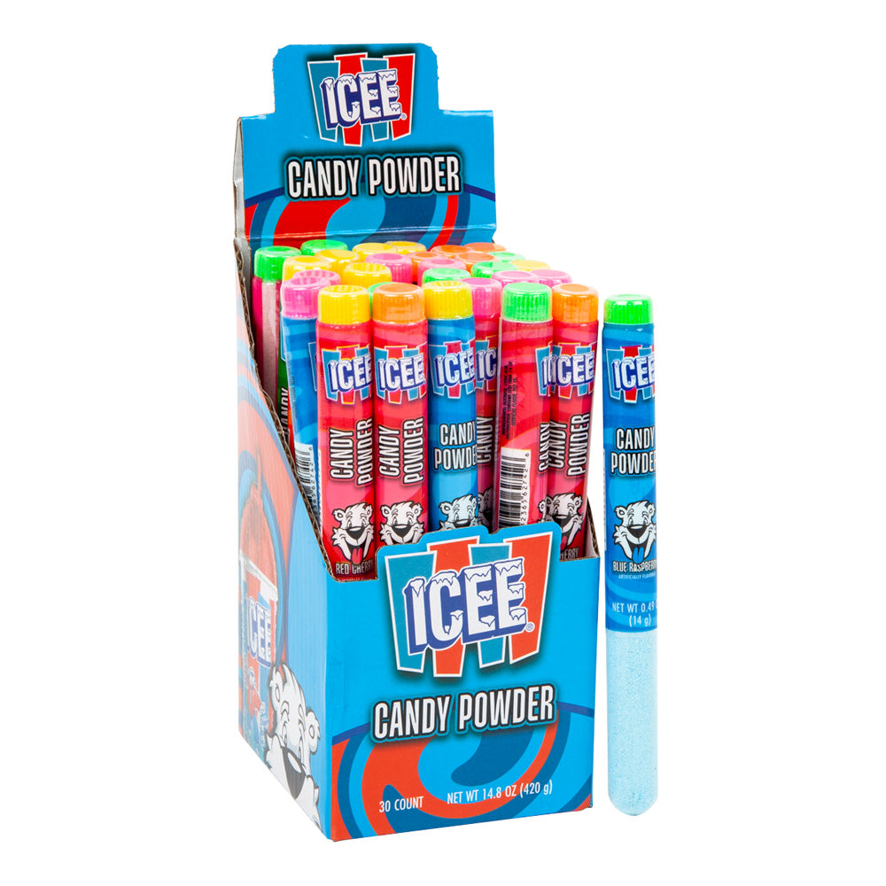 Wholesale Icee Sour Candy Powder 0.49 Oz Tube- Bulk