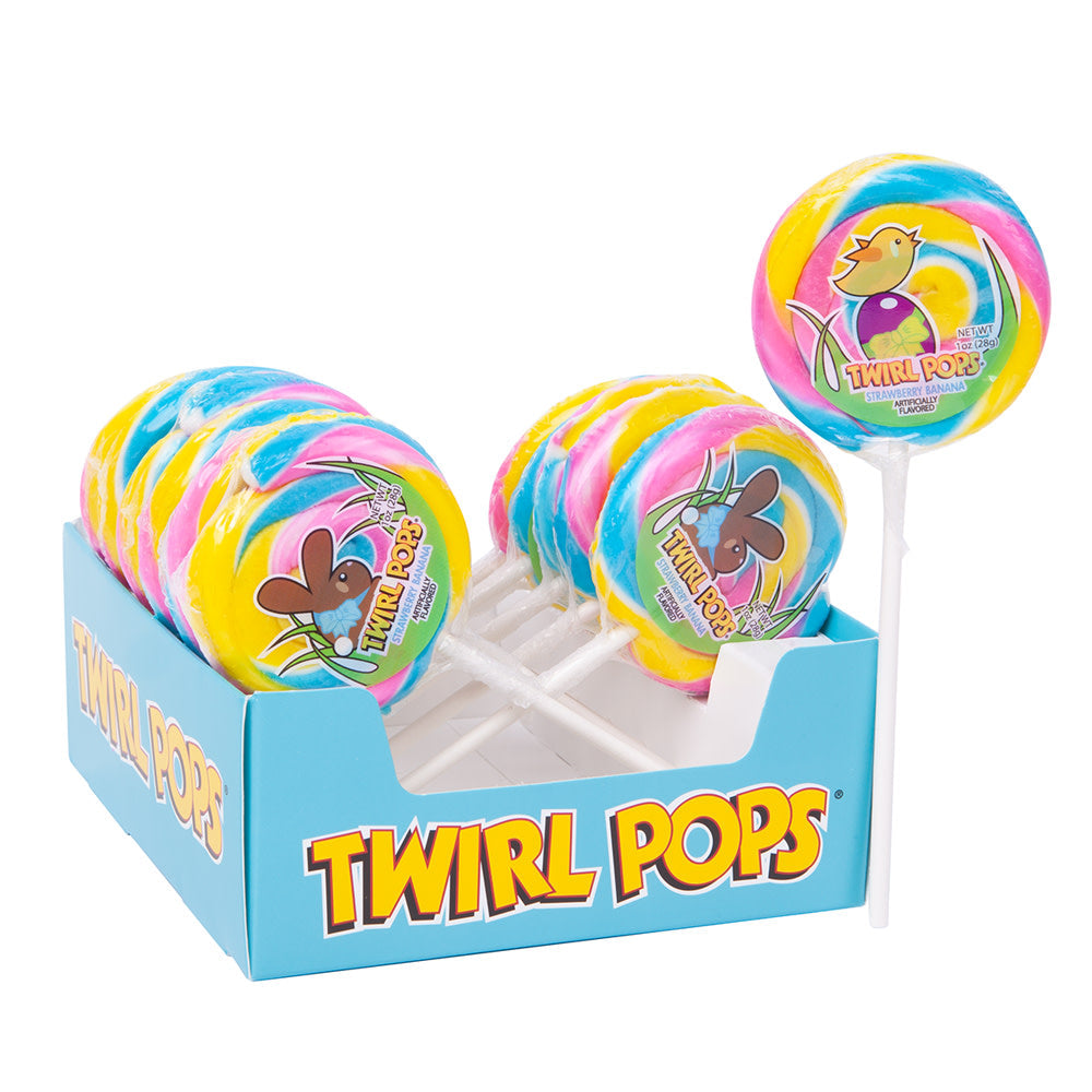 Wholesale Twirl Pop Easter 1 Oz Lollipop- Bulk