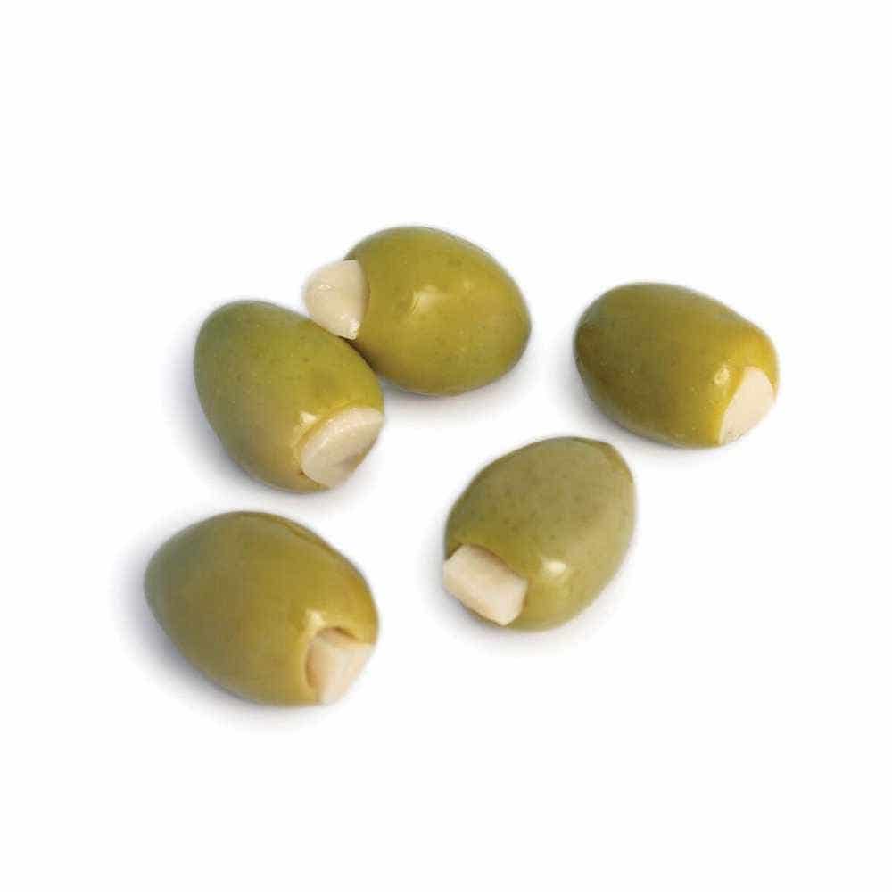 Wholesale Solestado Garlic Stuffed Olives 5 Lb- Bulk