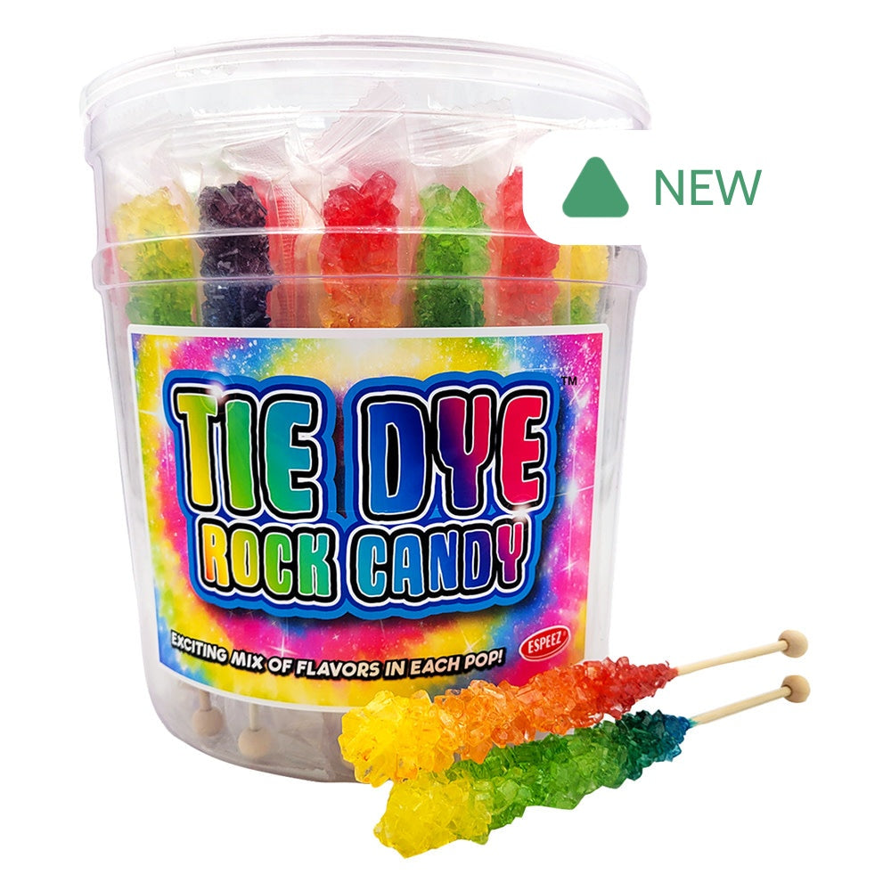 Wholesale Tie Dye Rock Candy Tub- Bulk