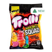 Wholesale Trolli Sour Brite Squad Gummy Worms 4.25 Oz Peg Bag- Bulk