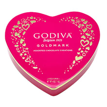 Wholesale Godiva Goldmark 14 Piece Assorted Heart Shaped Tin- Bulk