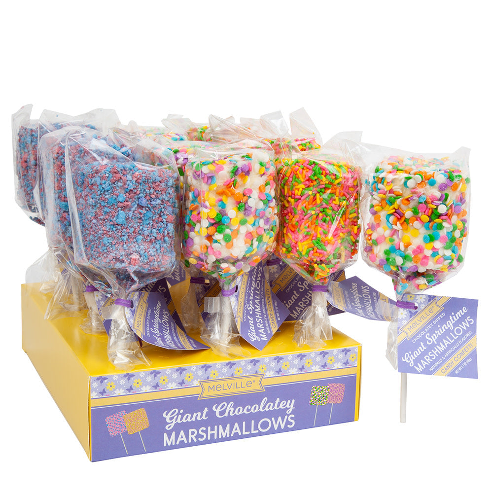 Wholesale Spring Giant Chocolatey Marshmallow Pops- Bulk