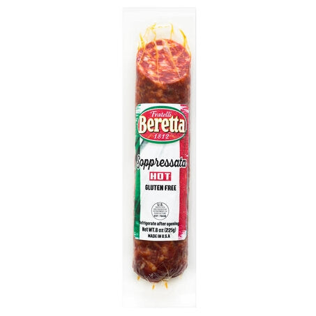 Wholesale Beretta Case Cut Hot Soppressata- Bulk