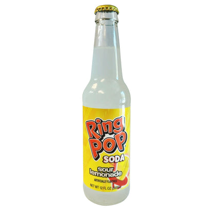 Wholesale Ring Pop Sour Lemonade Soda 12 Oz Bottle- Bulk