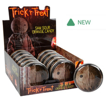 Wholesale Trick 'R Treat Sam Sour Orange Candy 1.5 Oz Tin- Bulk