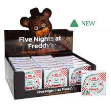 Wholesale Five Nights At Freddy’S Sour Orange Candy Pizza Slices Tin- Bulk