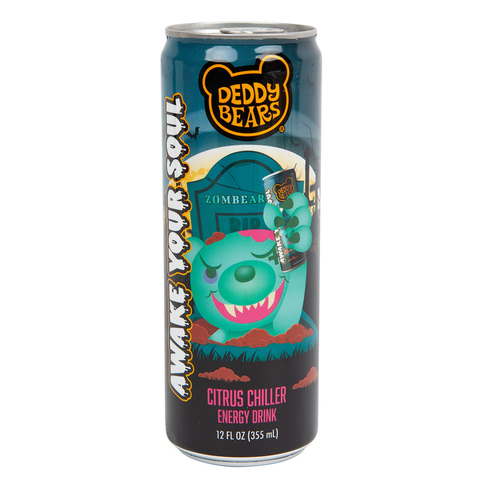 Wholesale Deddy Bears Zombear Citrus Chiller Energy Drink 12 Oz Can * Not For Sale In Canada*- Bulk