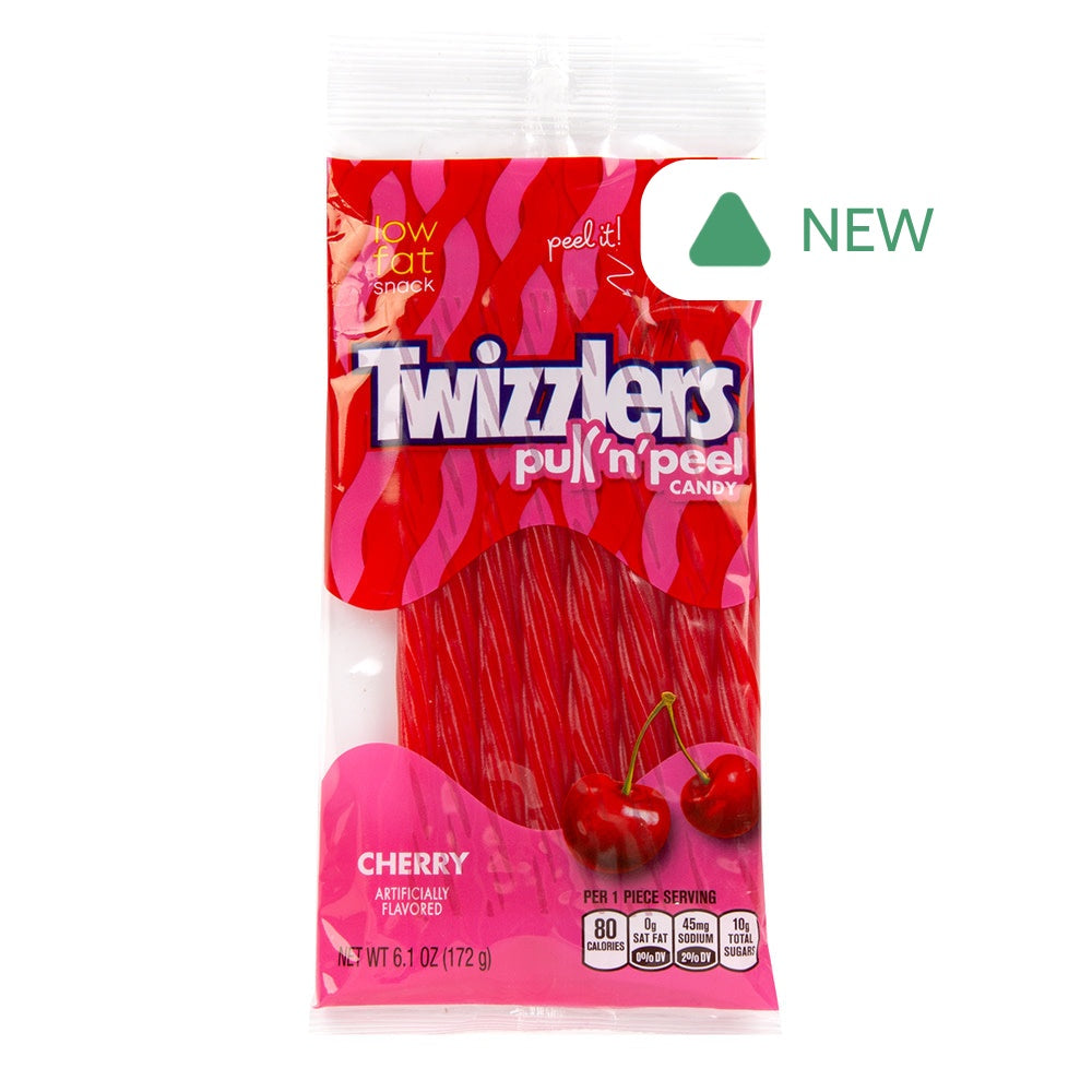 Wholesale Twizzlers Cherry Pull N’ Peel 6.1 Oz Peg Bag- Bulk