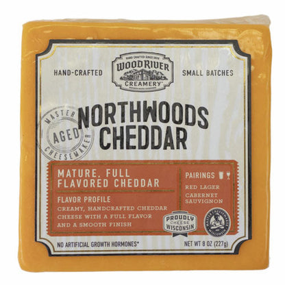 Wholesale Wood River Northwoods Cheddar- Bulk