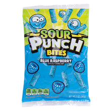 Wholesale Sour Punch Blue Raspberry Bites 5 Oz Peg Bag- Bulk