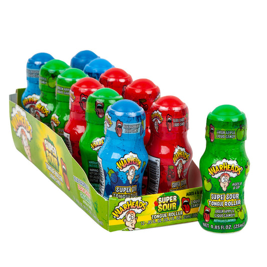 Wholesale Warheads Super Sour Tongue Roller 0.85 Oz- Bulk