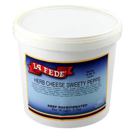 Wholesale La Fede Case Herb Cheese Sweety Pepps- Bulk