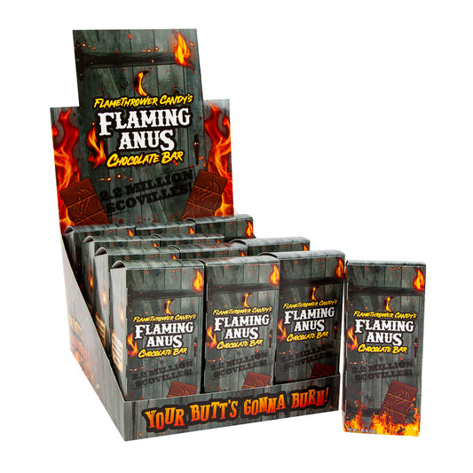Flamethrower Candy’S Flaming Anus Chocolate Bar 1.85 Oz