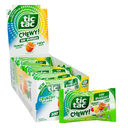 Wholesale Tic Tac Sour Adventure Chewy 1.8 Oz Bag- Bulk