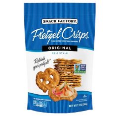 Wholesale Snack Factory Original Pretzel Crisps 7.2 Oz- Bulk
