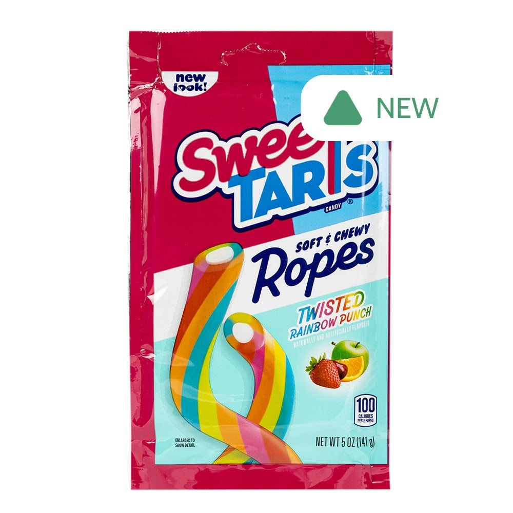 Wholesale Sweetarts Twisted Rainbow Punch Ropes 5 Oz Peg Bag- Bulk