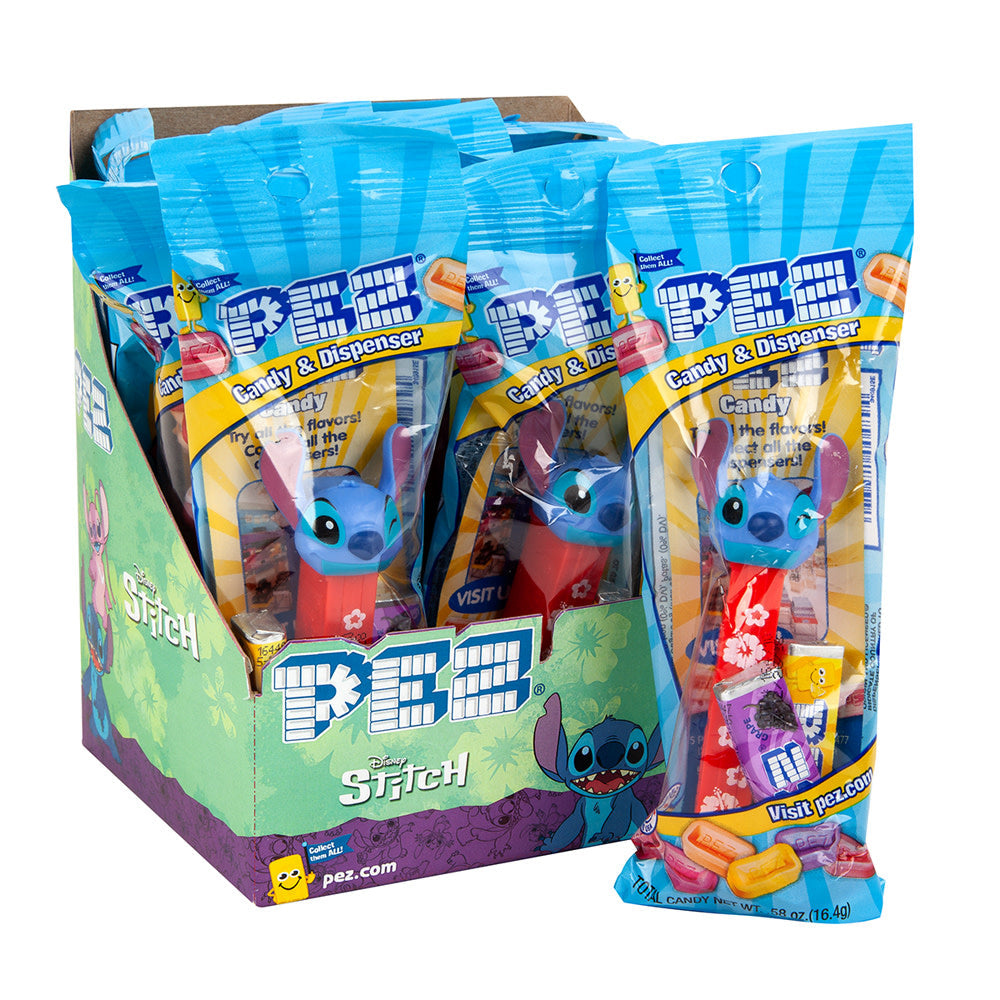 Wholesale Stitch Pez Assorted 0.58 Oz- Bulk