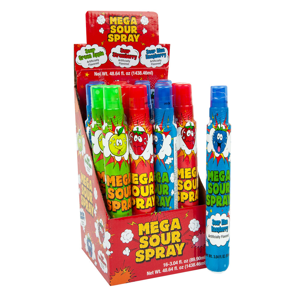 Wholesale Mega Sour Spray 3 Oz- Bulk