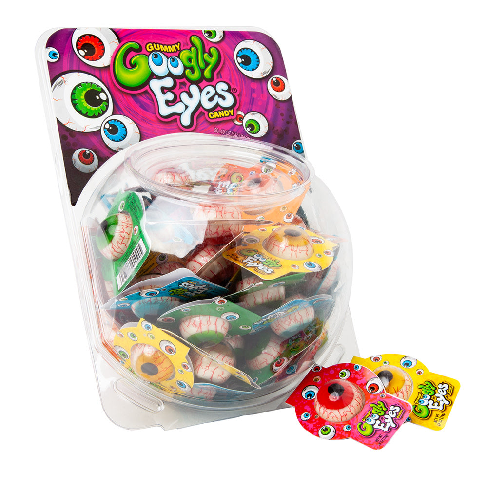 Wholesale Gummy Googly Eyes - Candy Eyeballs - .49Oz- Bulk