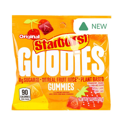 Wholesale Starburst Goodies Original Gummies 1.8 Oz Peg Bag- Bulk