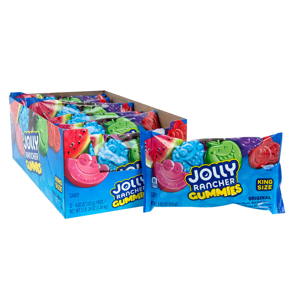 Wholesale Jolly Rancher Original Gummies King Size 4.02 Oz Bag- Bulk