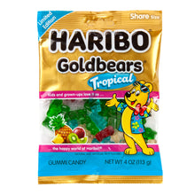 Wholesale Haribo Tropical Goldbears 4 Oz Peg Bag- Bulk
