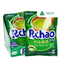 Wholesale Puchao Uji Matcha Chewy Gummy Candy 3.17 Oz Peg Bag- Bulk