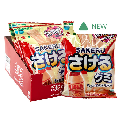Wholesale Sakeru Yogurt Drink Gummy 1.16 Oz Peg Bag- Bulk