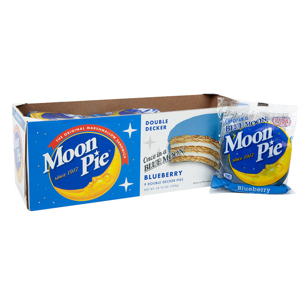 Wholesale Moon Pie Blueberry Double Decker 2.75 Oz- Bulk