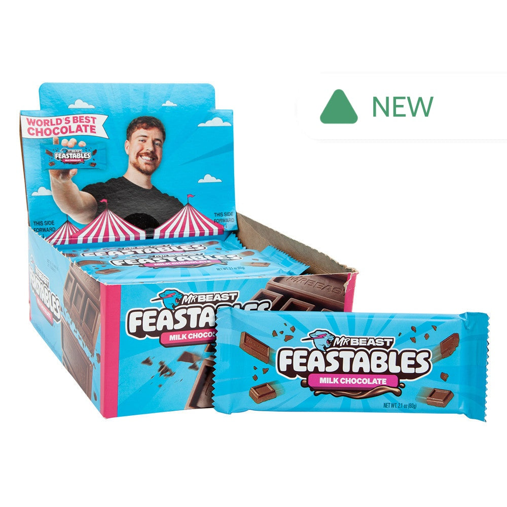 Wholesale Mr Beast - Feastables - Bar Milk Chocolate - 2.11Oz- Bulk