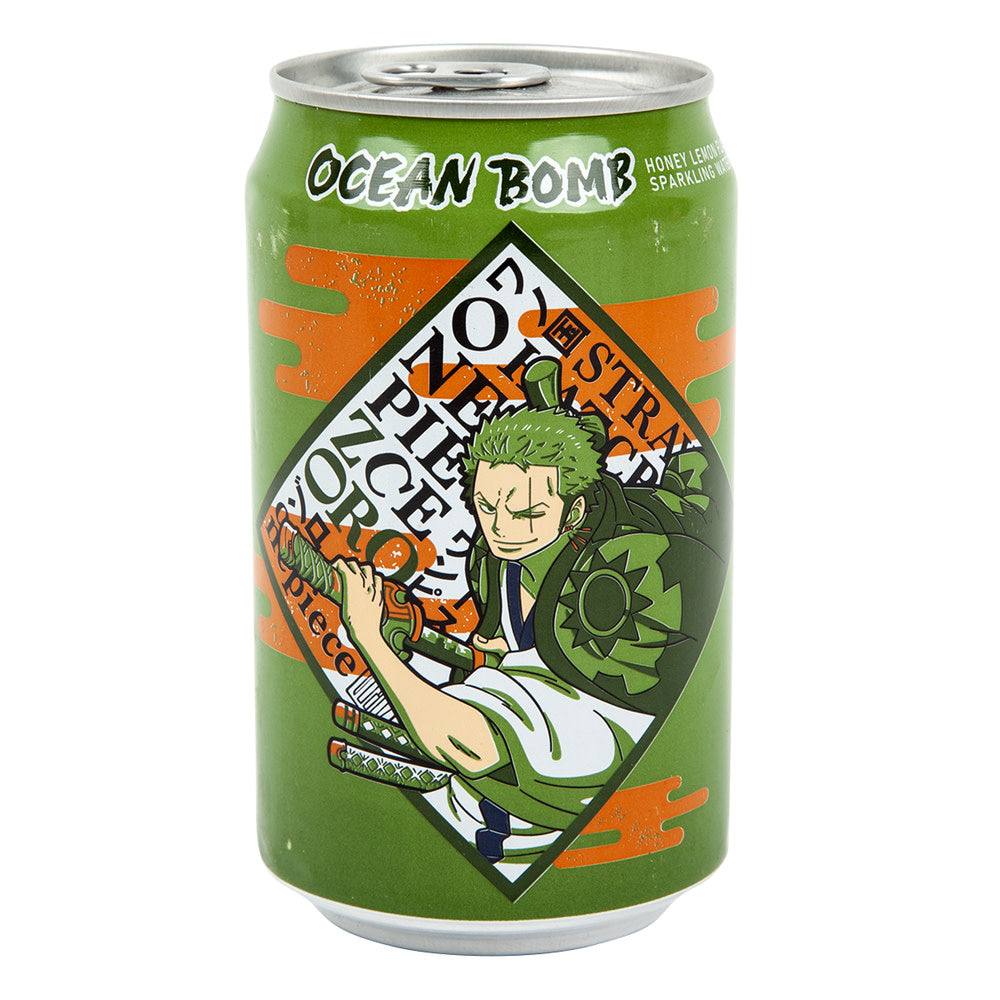 Wholesale Zoro Ocean Bomb Honey Lemon Sparkling Water Can- Bulk