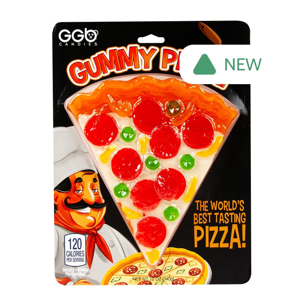 Wholesale Giant Gummy Pizza Slice 12 Oz Blister Pack- Bulk