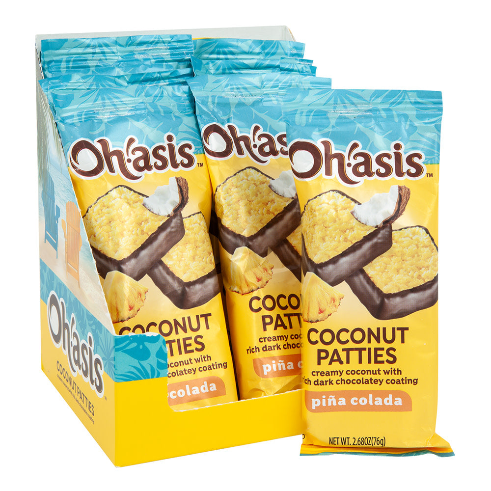Wholesale Oh!Asis Piña Colada Coconut Patties 2 Piece *Fl Dc Only*- Bulk