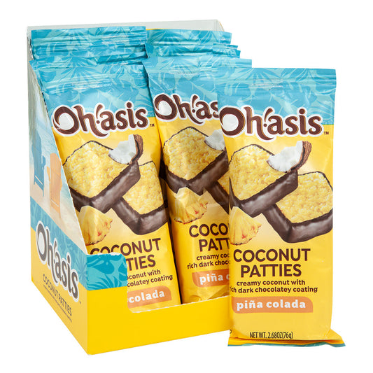 Wholesale Oh!Asis Piña Colada Coconut Patties 2 Piece *Fl Dc Only*- Bulk